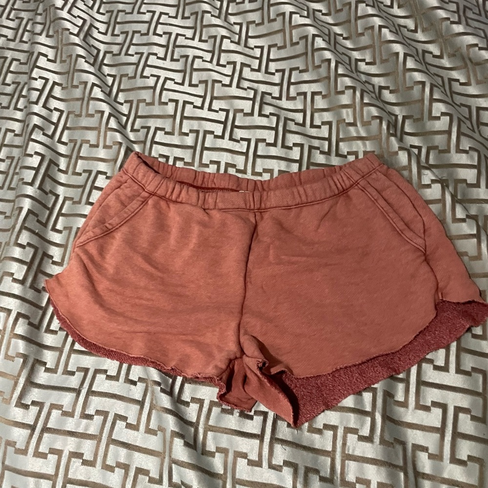 Aerie Women's Athletic Shorts in Rust
